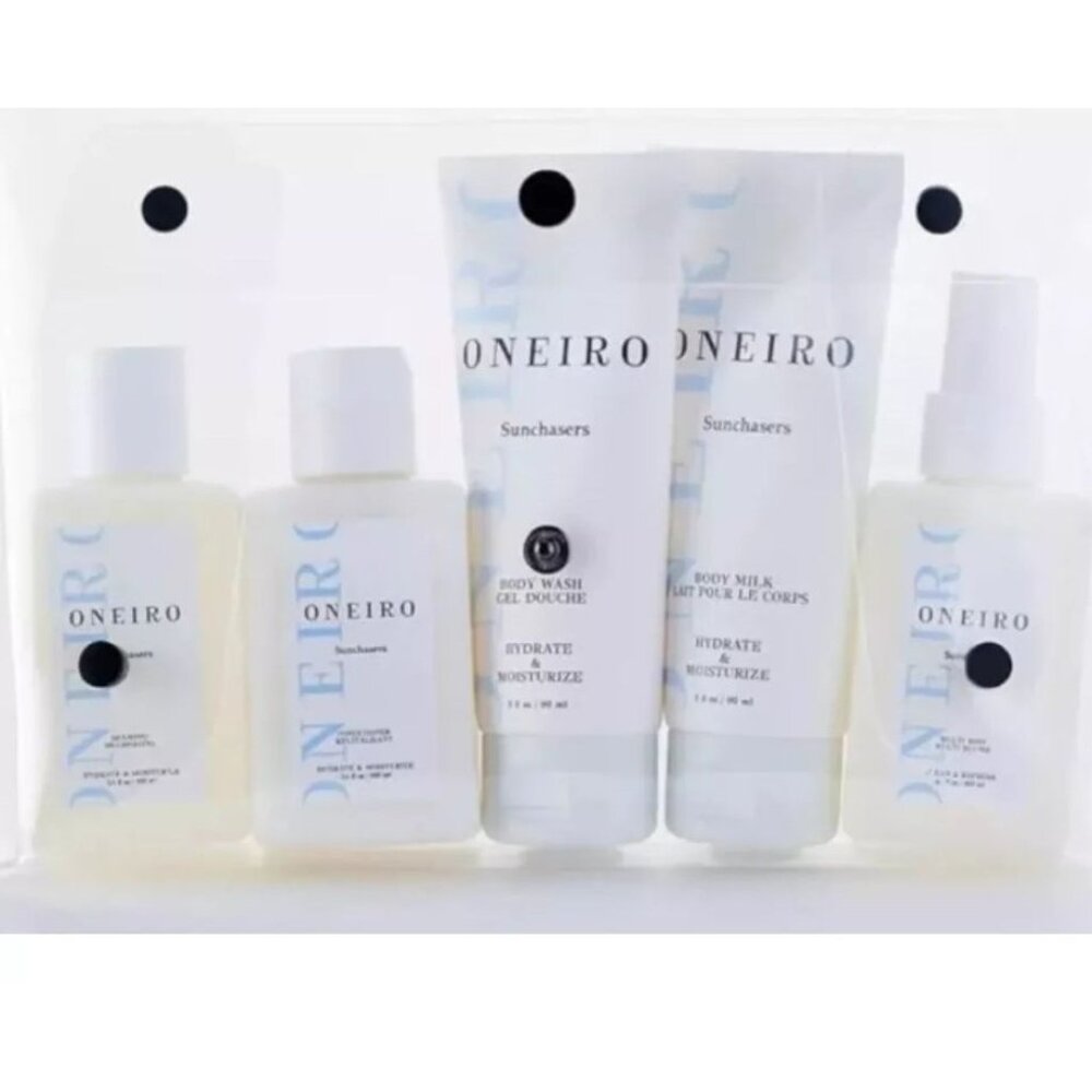 Womens ONEIRO Sunchasers Travel Kit Ready Clean & Vegan Personal Care New/Sealed
